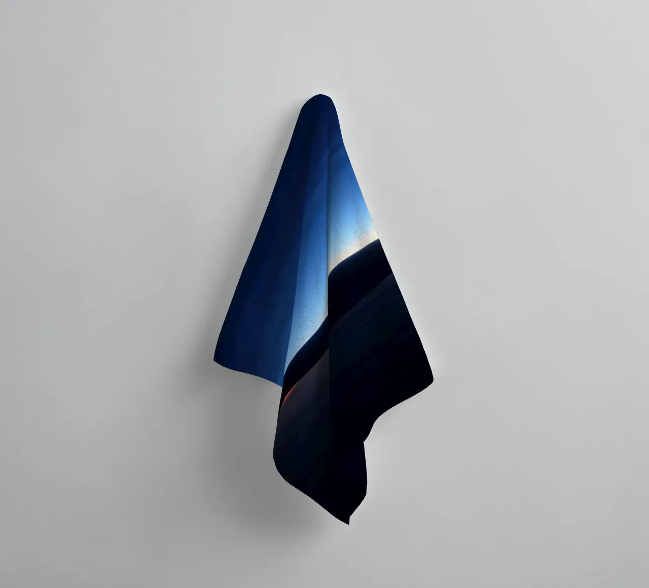Sunset from the sky towel by Massimo Frascogna