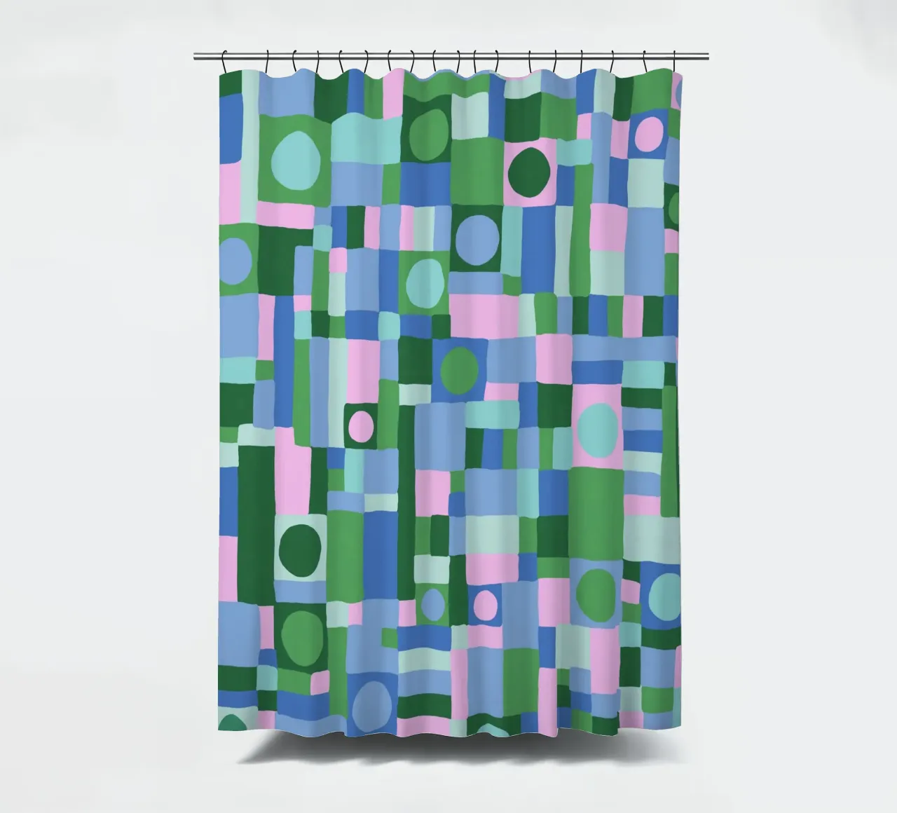 Mozaika shower curtain by GigiRosado