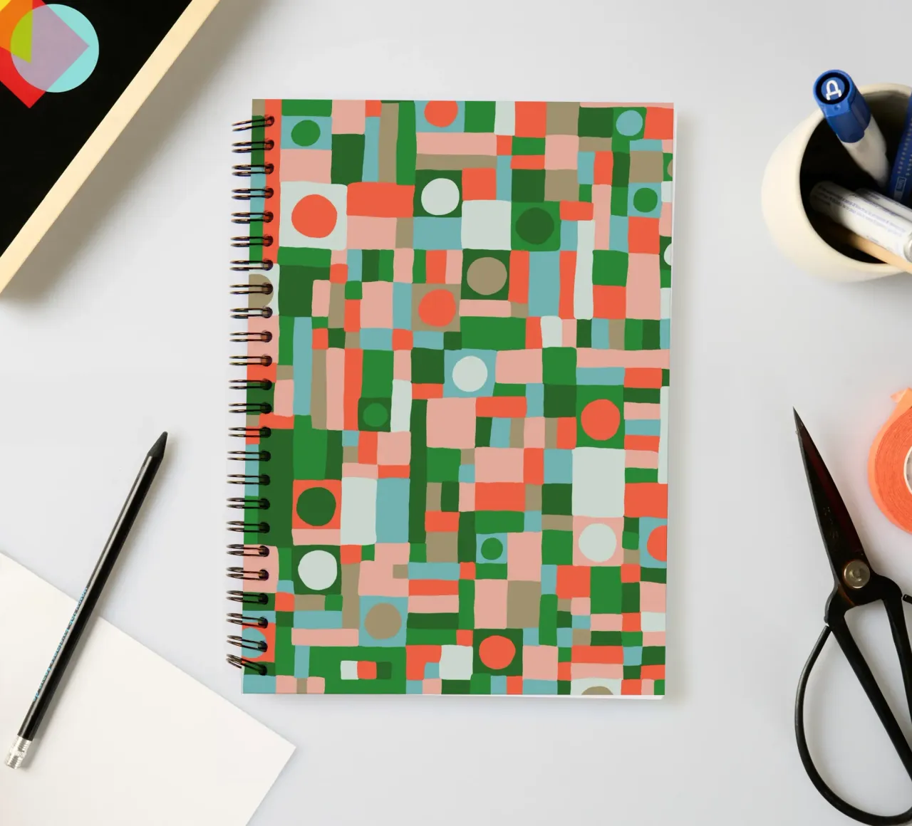 Mozaika II spiral notebook by GigiRosado