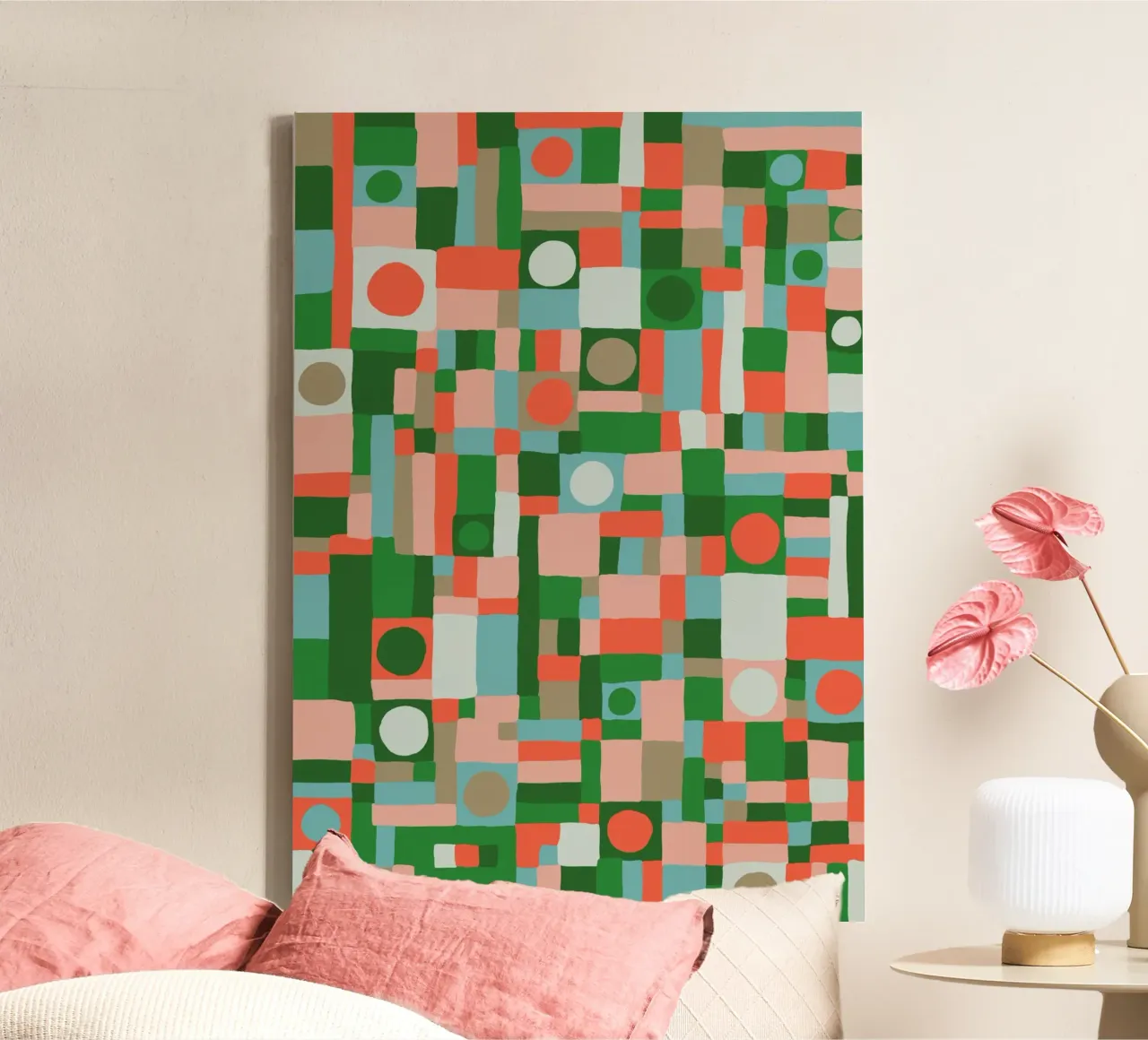 Mozaika II canvas by GigiRosado