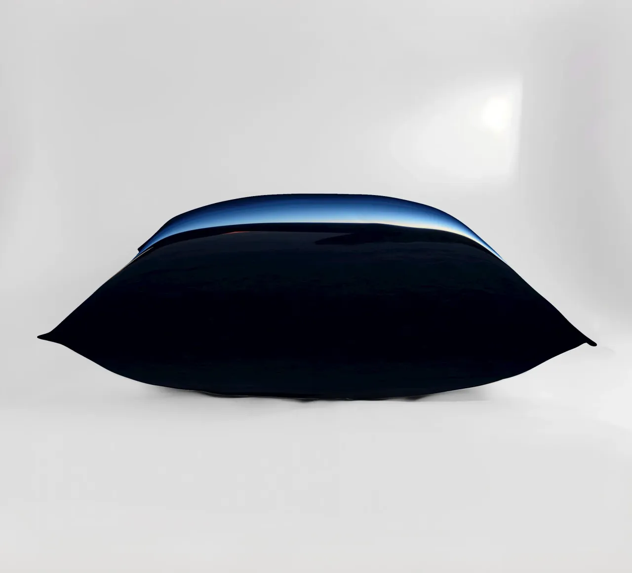Sunset from a flight decorative cushion by Massimo Frascogna