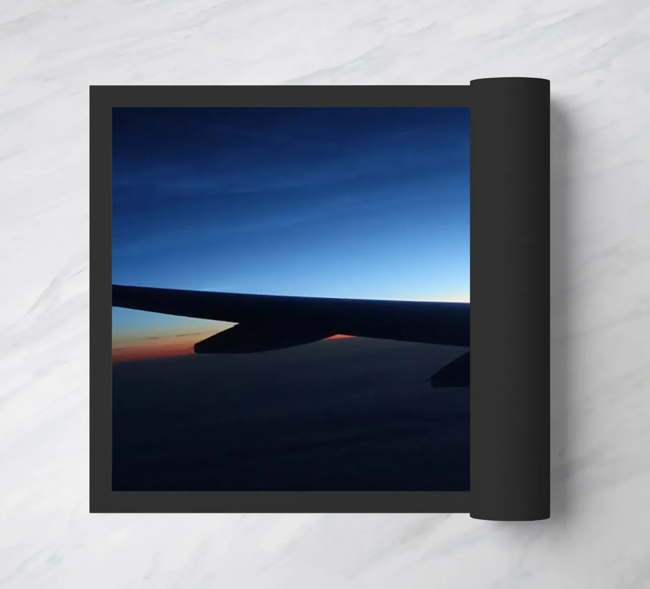 Tramonto da un volo zerbino da Massimo Frascogna