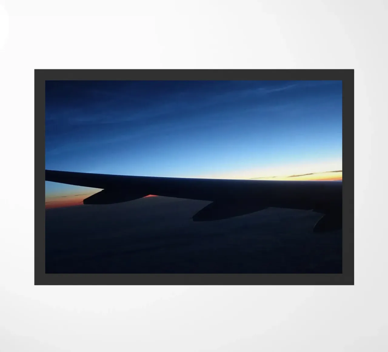 Tramonto da un volo zerbino da Massimo Frascogna