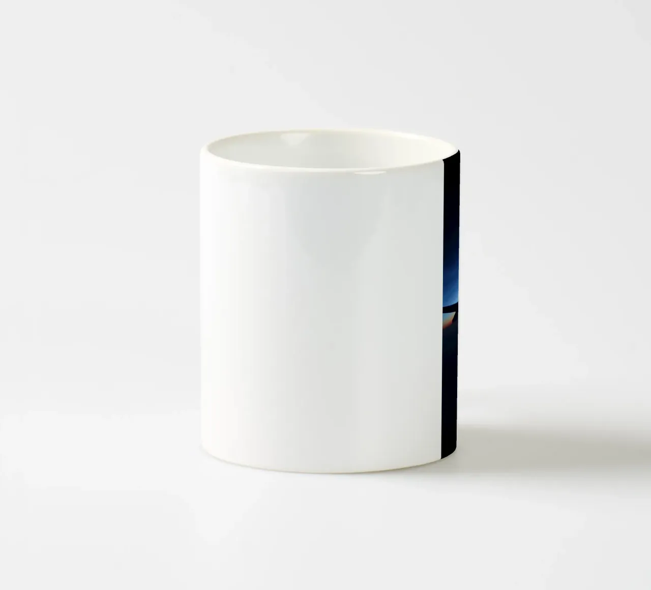 Tramonto da un volo tazza in ceramica da Massimo Frascogna