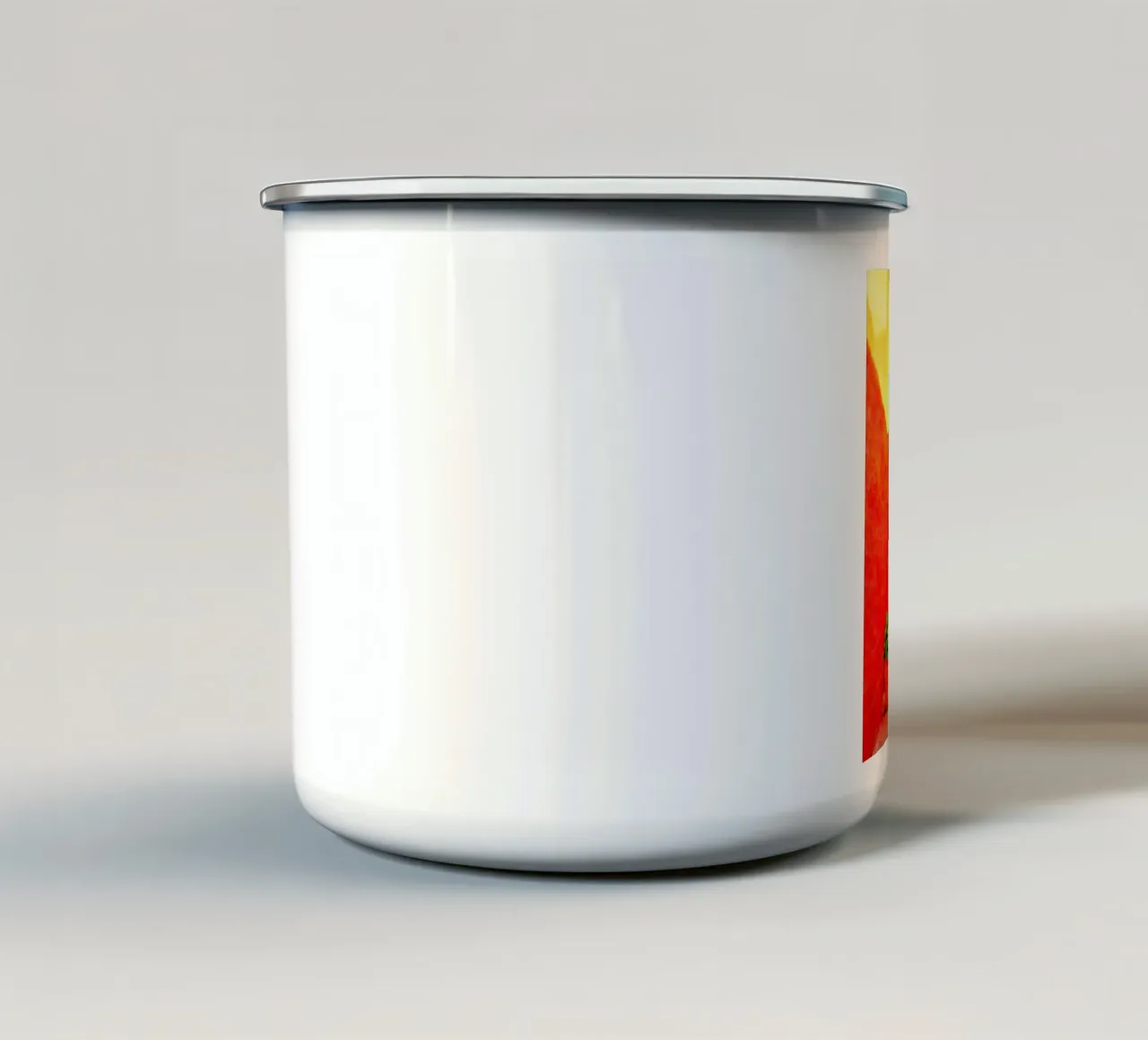 Sud America tazza in smalto da Massimo Frascogna