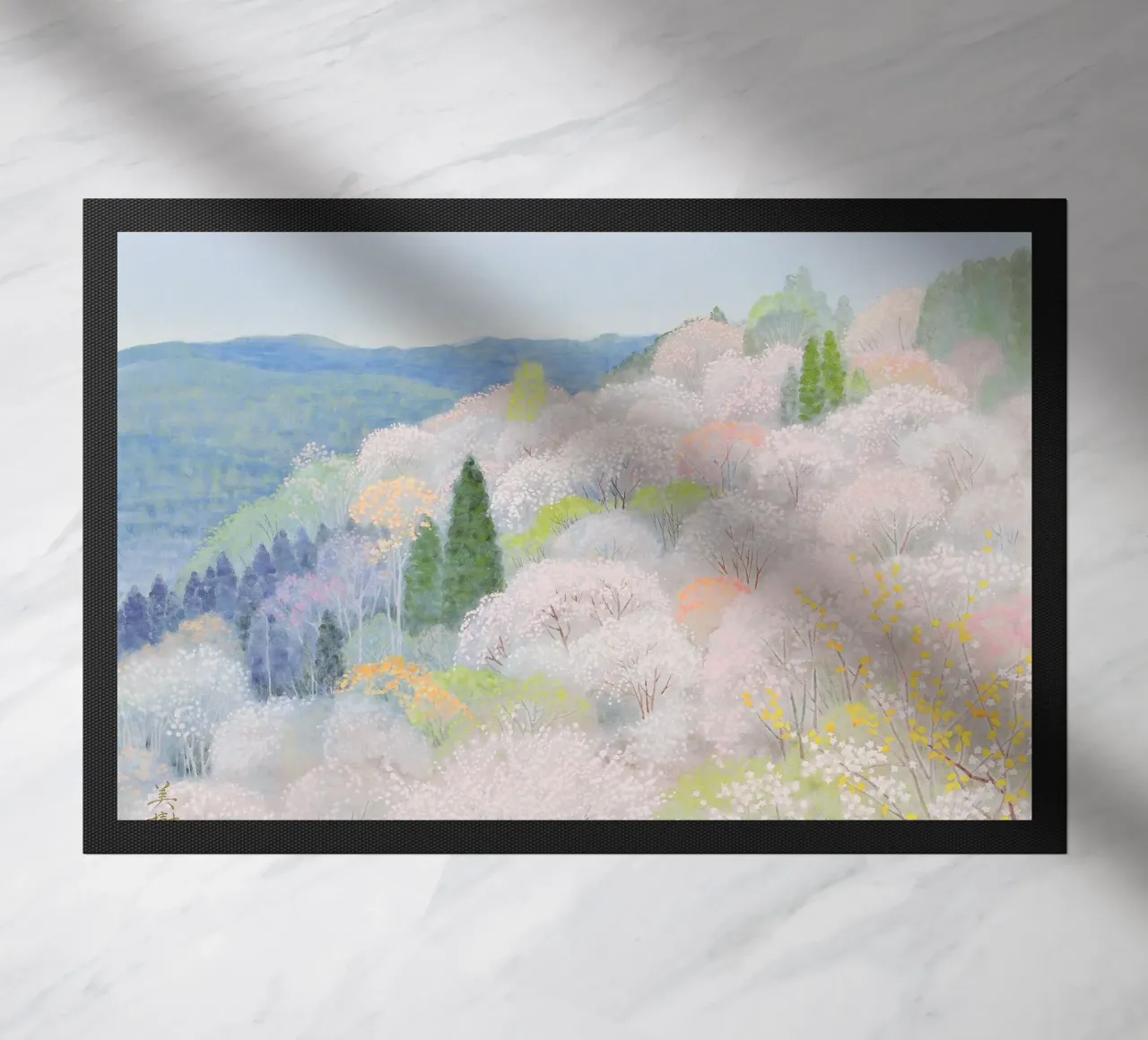 fiori di ciliegio selvatico zerbino da Noji-Mikiko