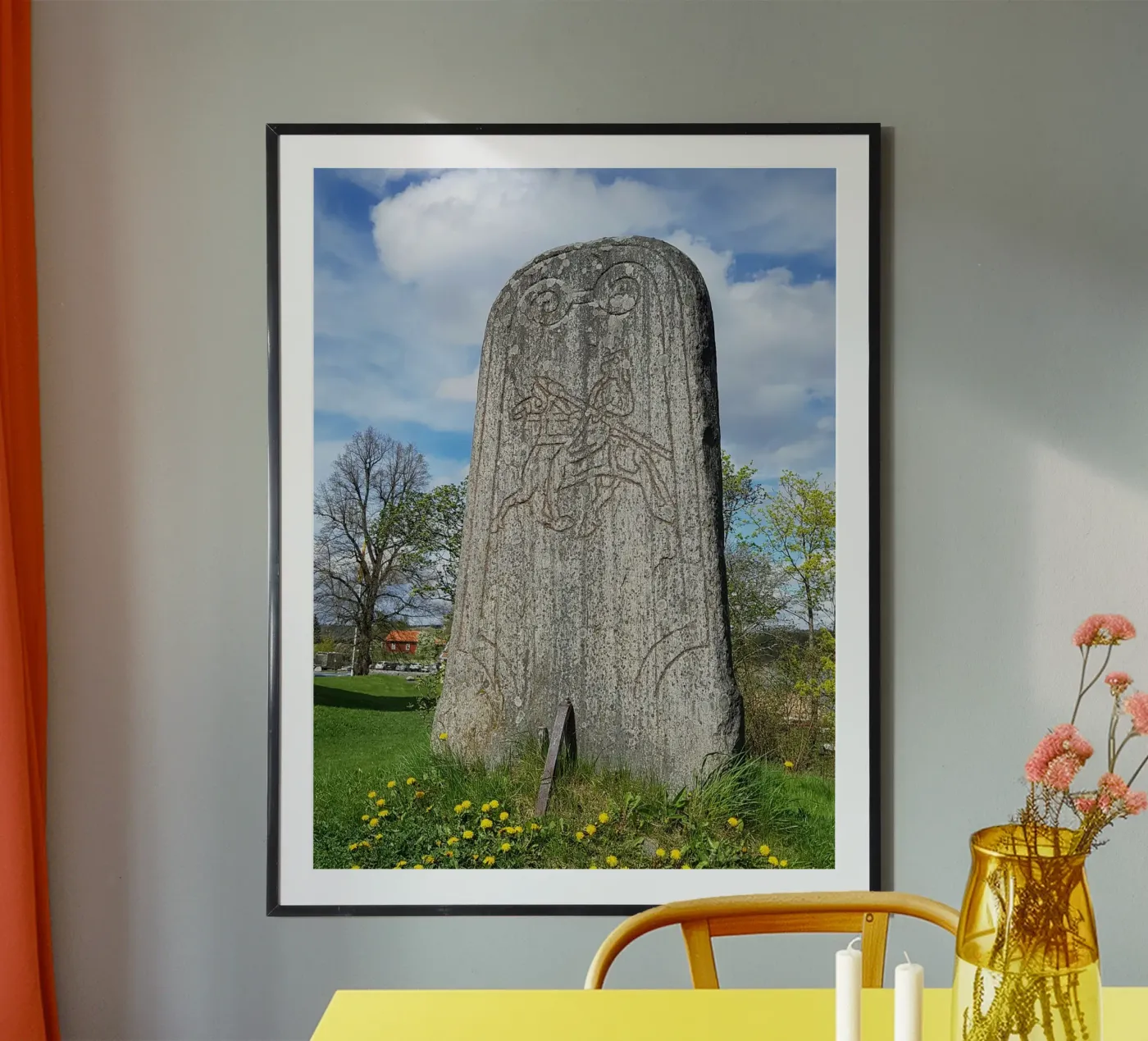 Stele poster by Massimo Frascogna