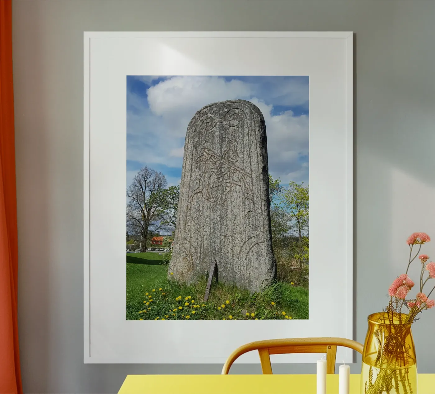 Stele poster by Massimo Frascogna