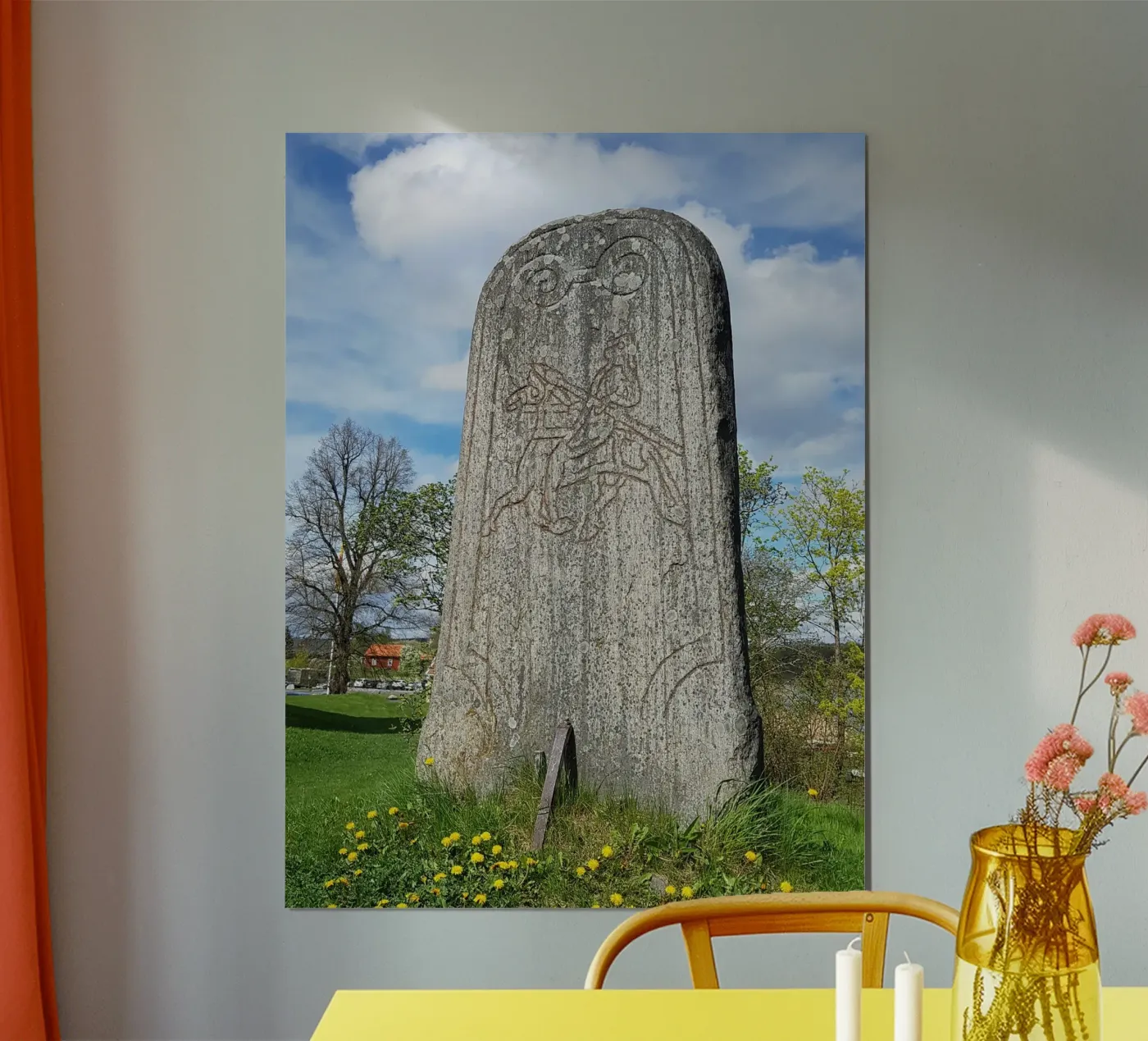 Stele poster by Massimo Frascogna