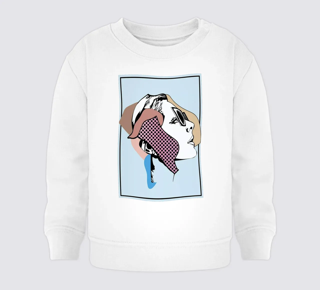 Collaging 1 Baby Sweatshirt von Marcell Naubert