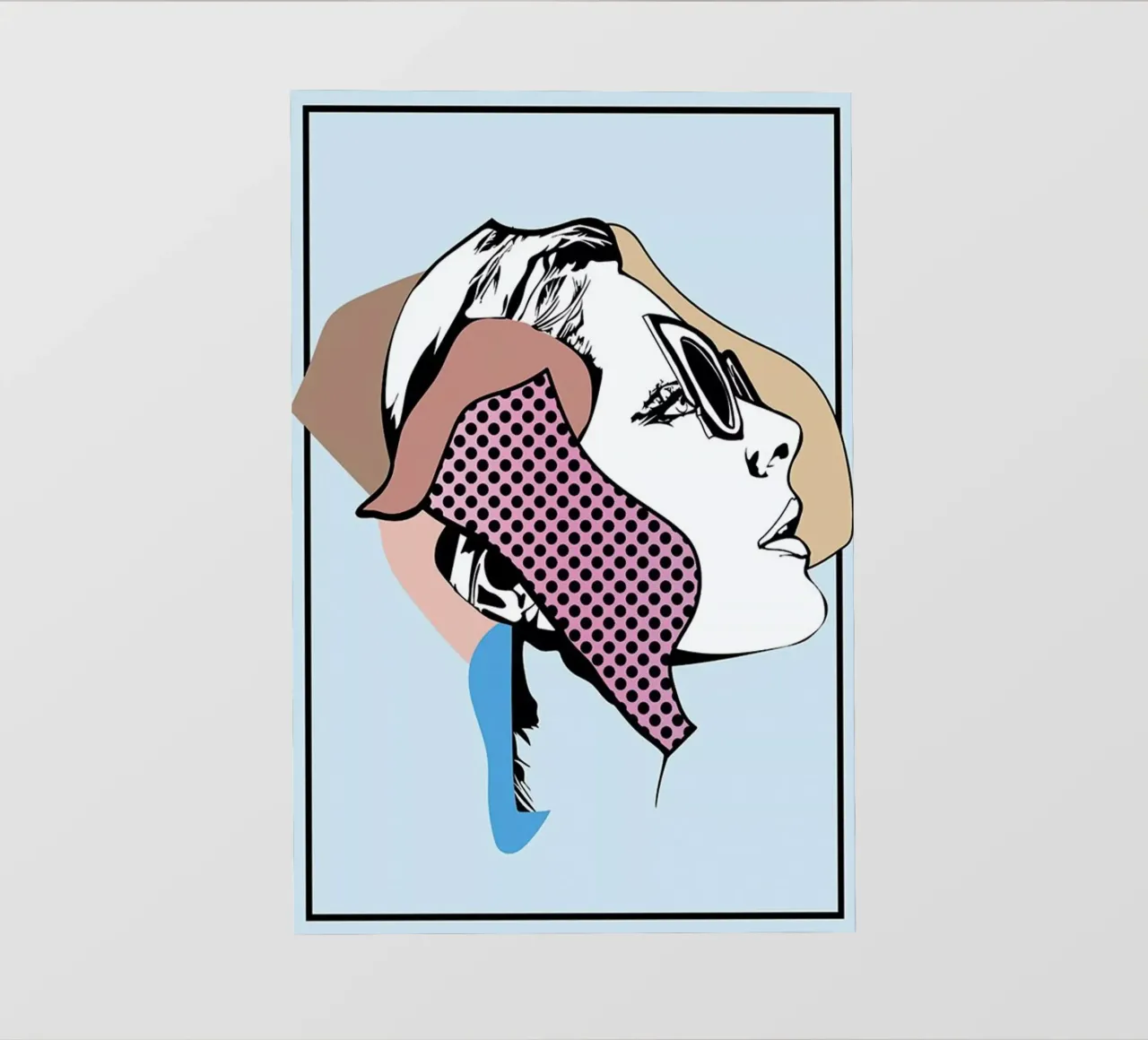 Collaging 1 telo in pvc da Marcell Naubert