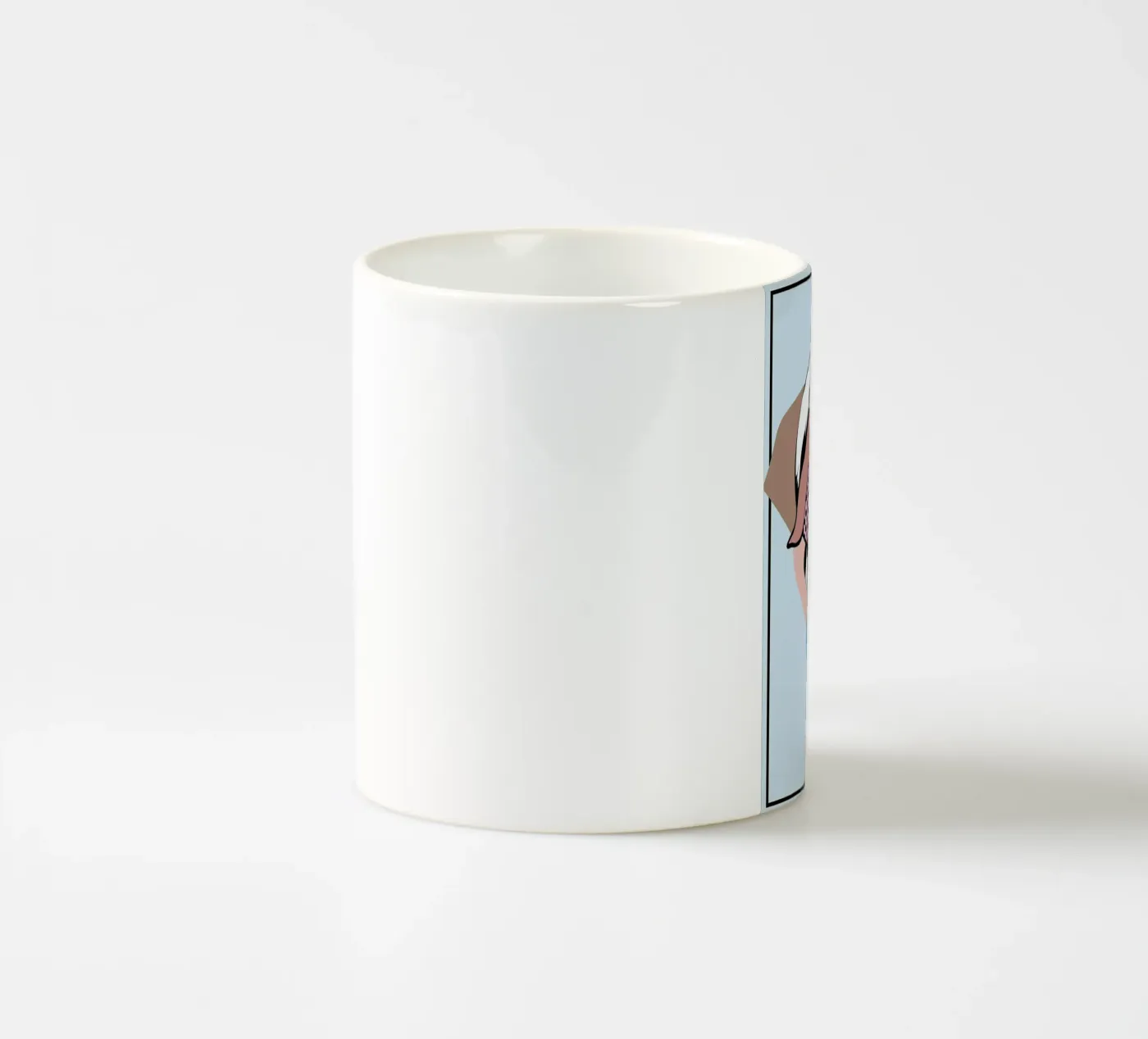 Collaging 1 ceramic mug by Marcell Naubert