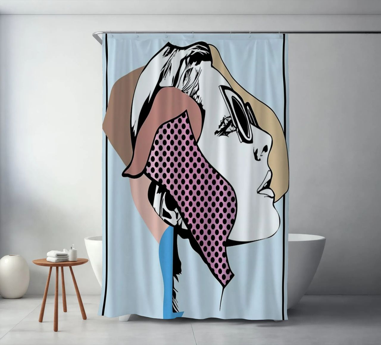 Collaging 1 Duschvorhang von Marcell Naubert