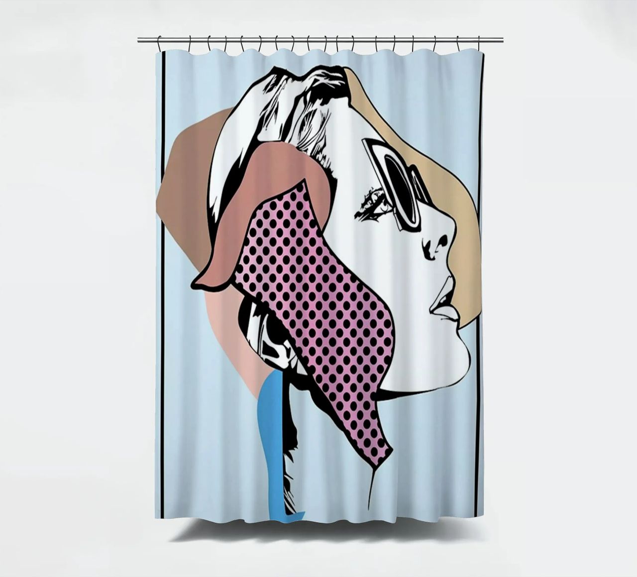 Collaging 1 Duschvorhang von Marcell Naubert