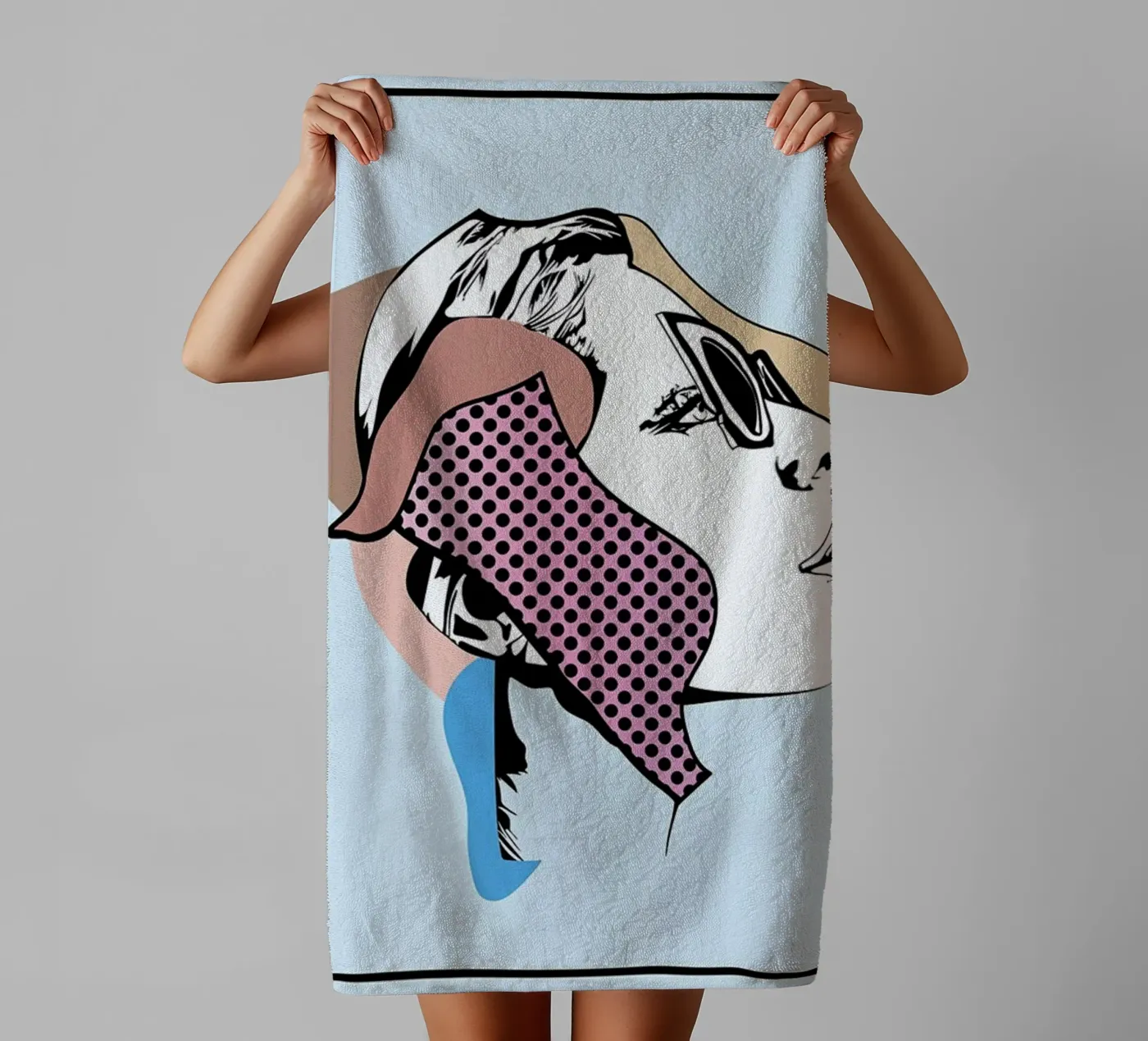 Collaging 1 towel by Marcell Naubert