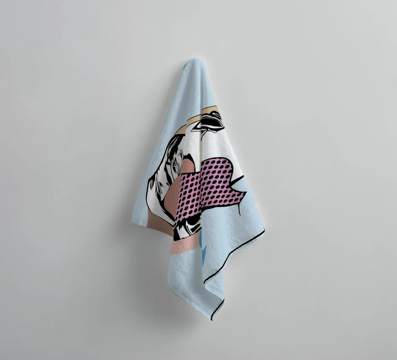 Collaging 1 serviette de bain de Marcell Naubert