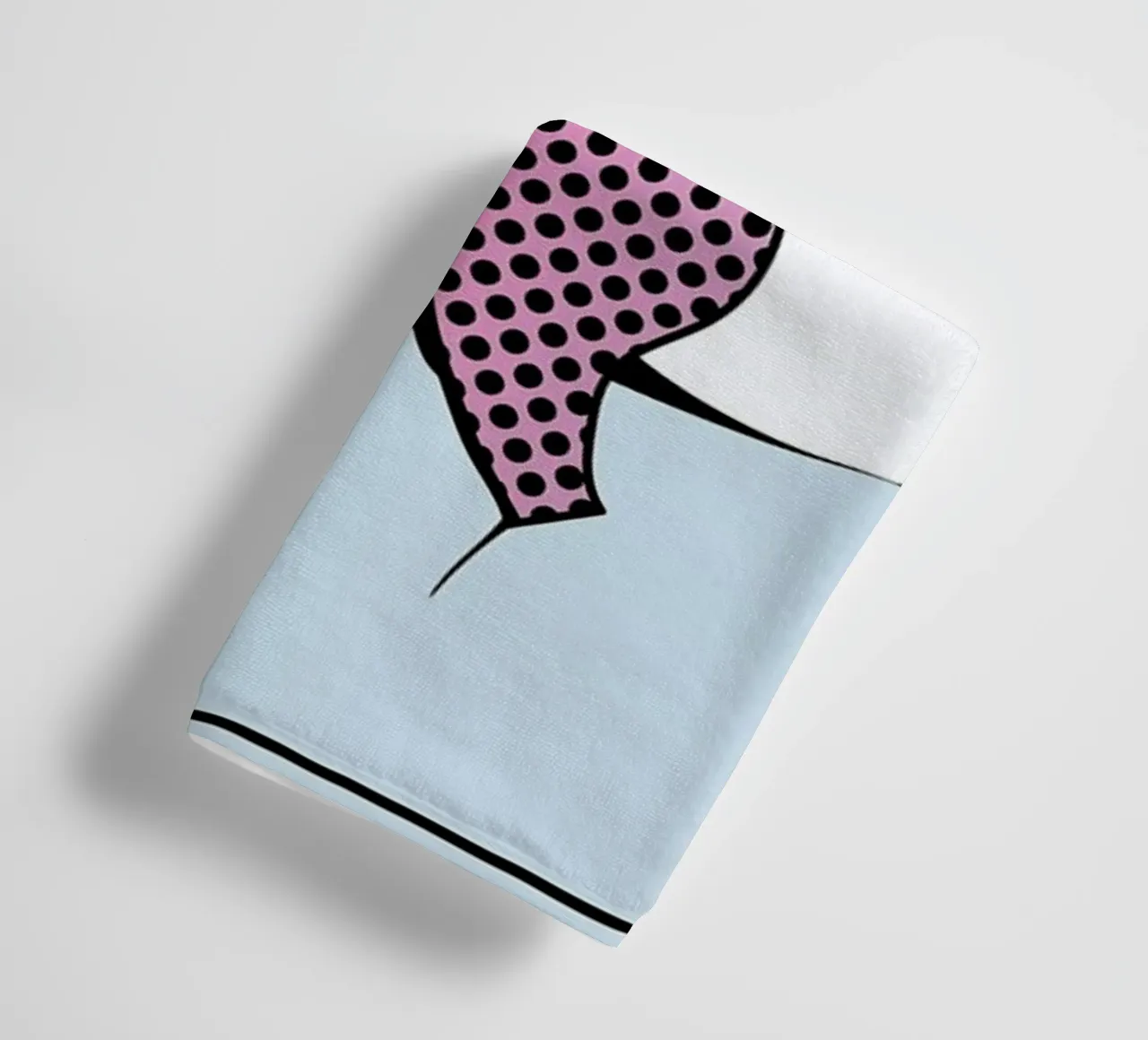 Collaging 1 serviette de bain de Marcell Naubert