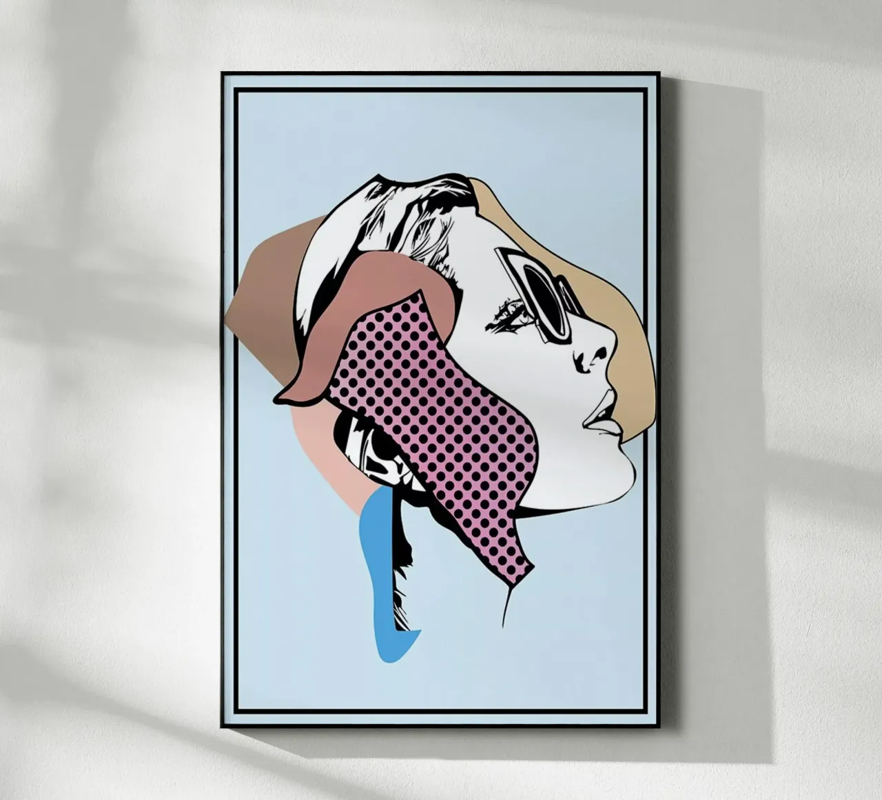 Collaging 1 acrylic glass by Marcell Naubert