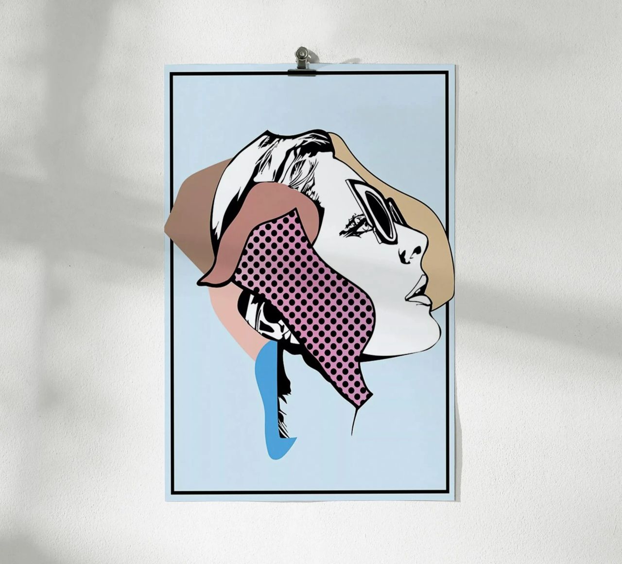 Collaging 1 Poster von Marcell Naubert