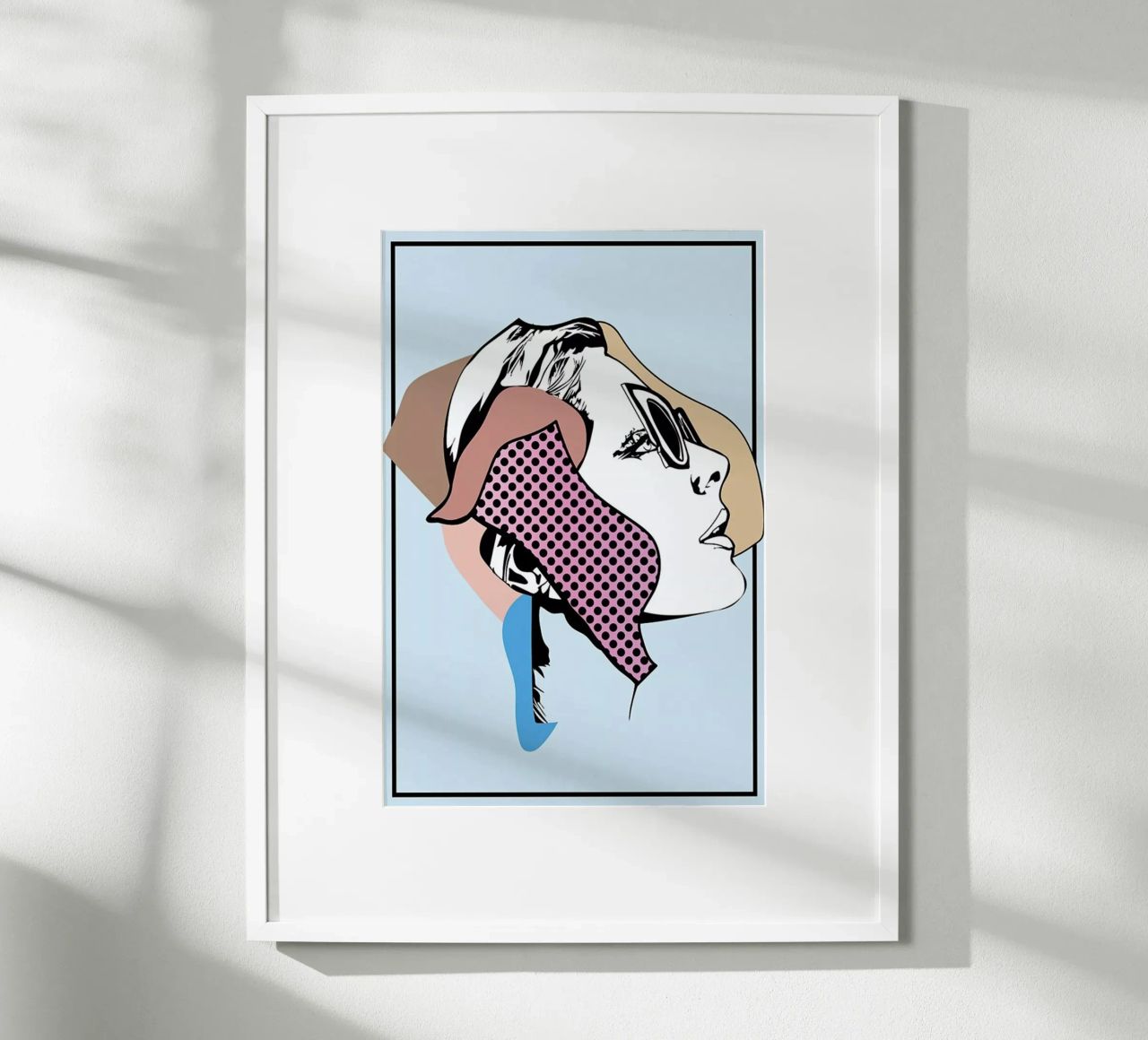Collaging 1 Poster von Marcell Naubert