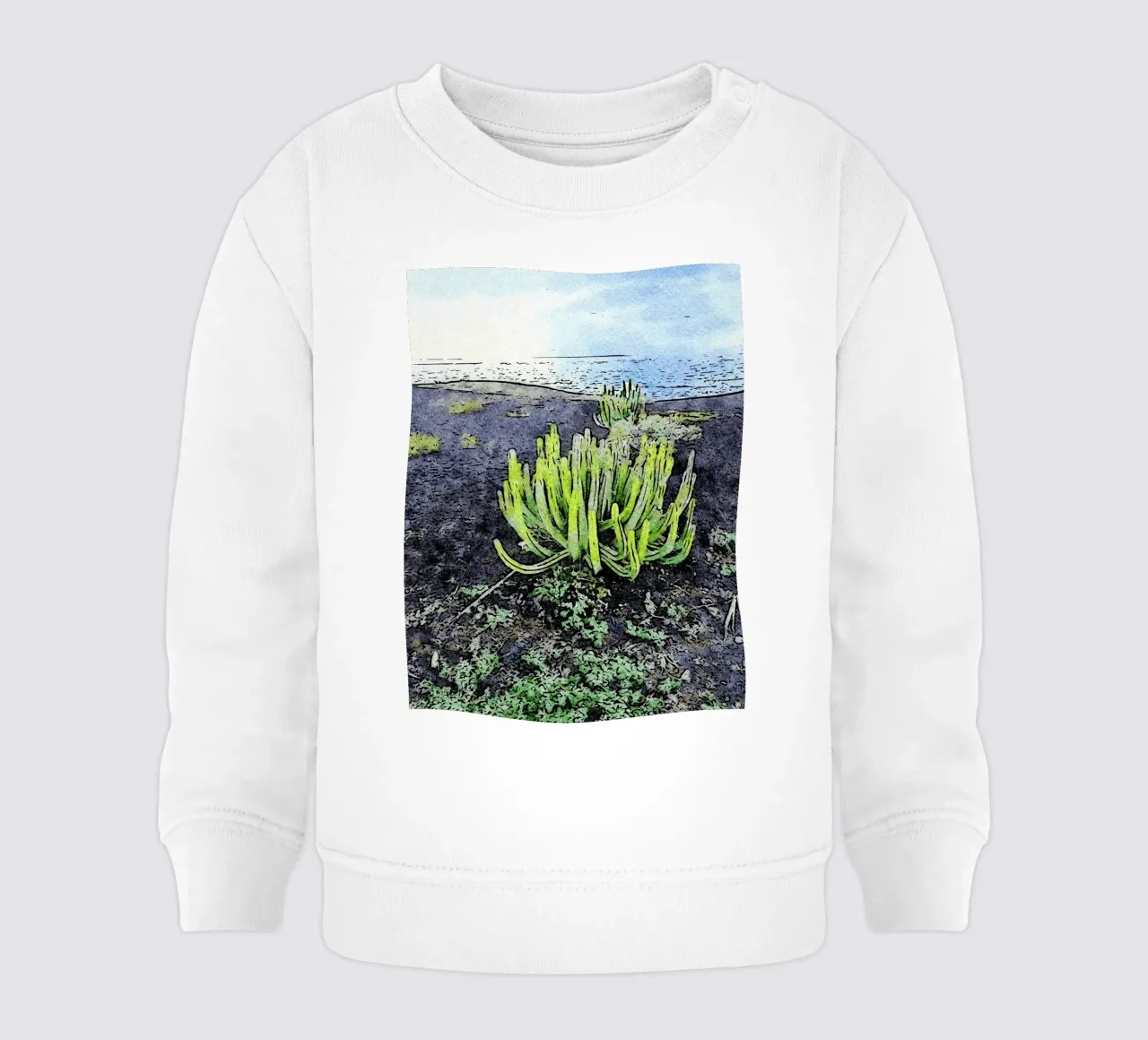 cactus felpa neonato da Massimo Frascogna