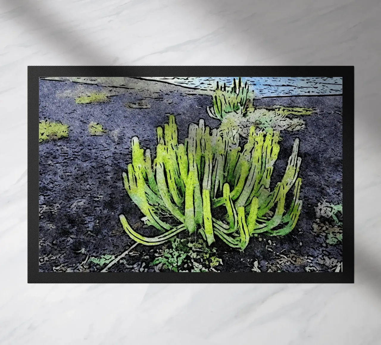 cactus doormat by Massimo Frascogna