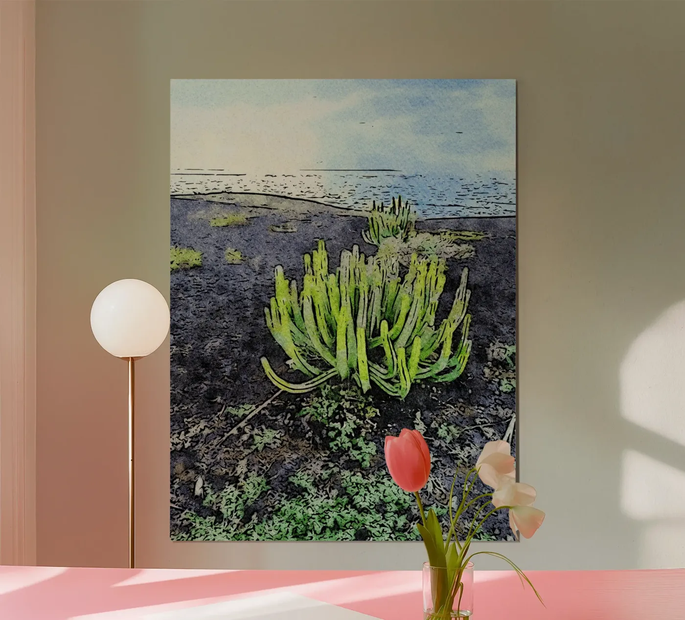 cactus poster by Massimo Frascogna