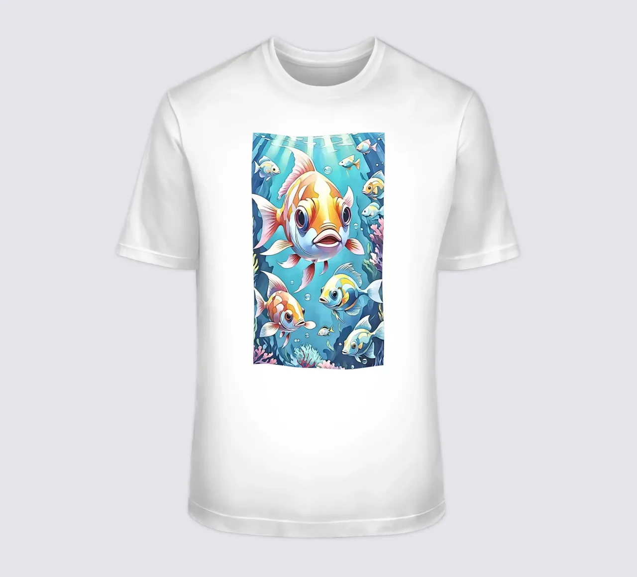 Fish in pastel #1 t-shirt by ZAMART - PopArt