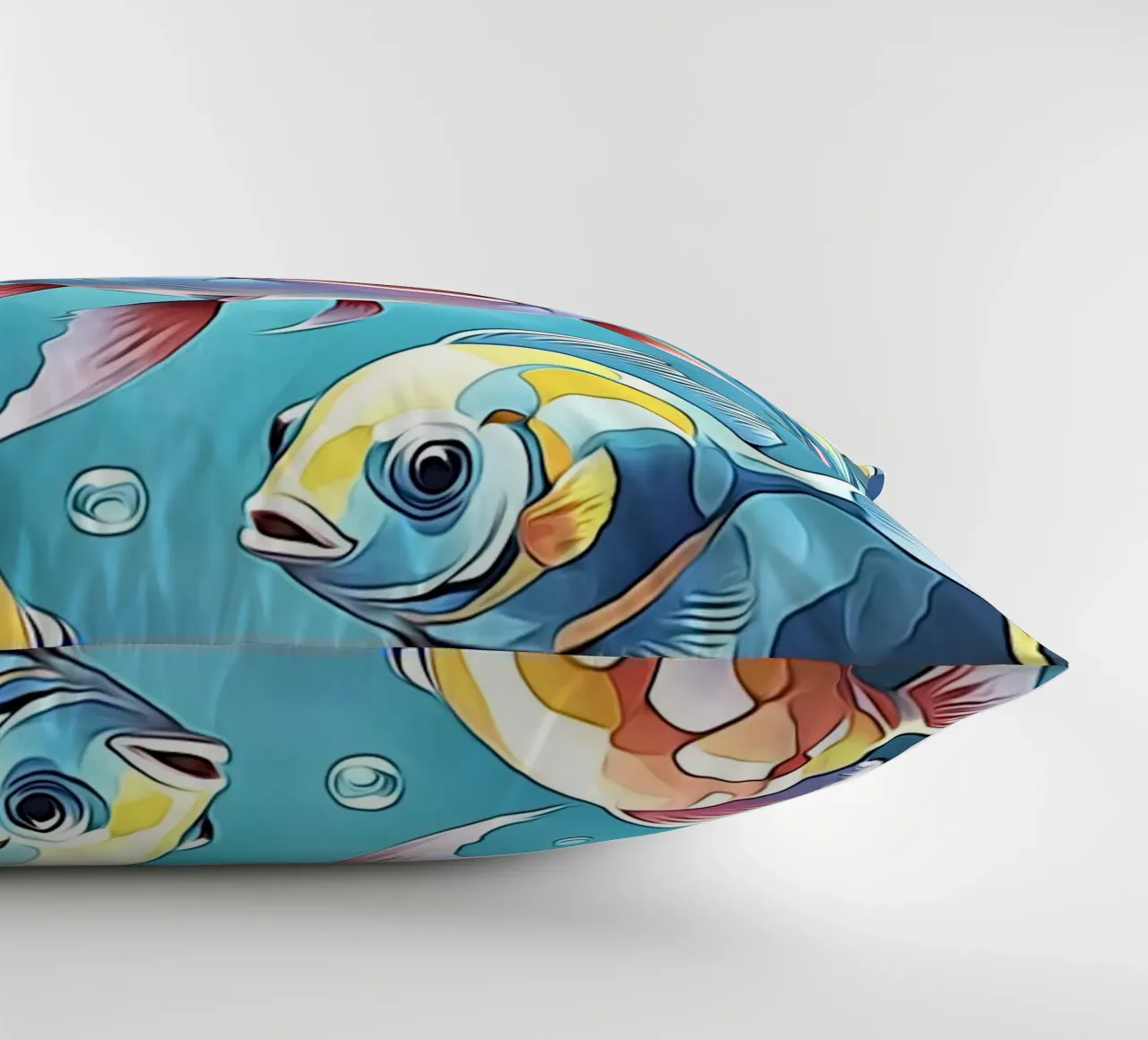 Pesce in pastello #1 cuscino da ZAMART - PopArt