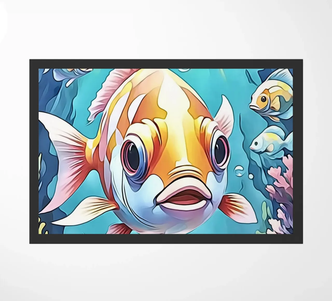 Pesce in pastello #1 zerbino da ZAMART - PopArt