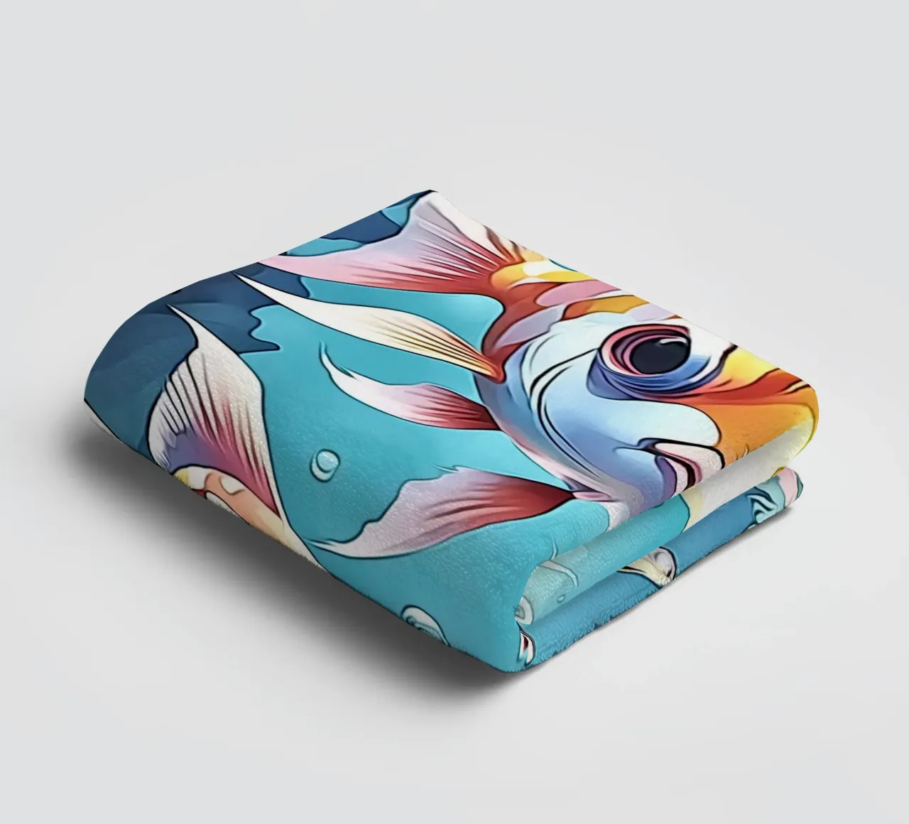 Pesce in pastello #1 asciugamano da bagno da ZAMART - PopArt