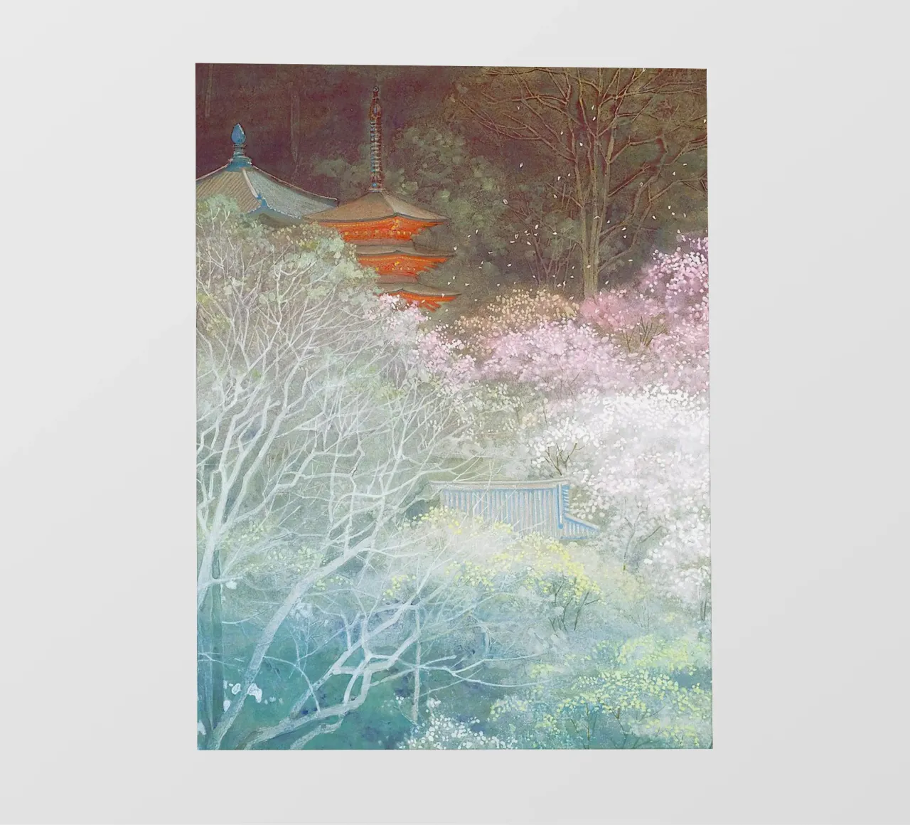 nara-yamato in spring telo in pvc da Noji-Mikiko