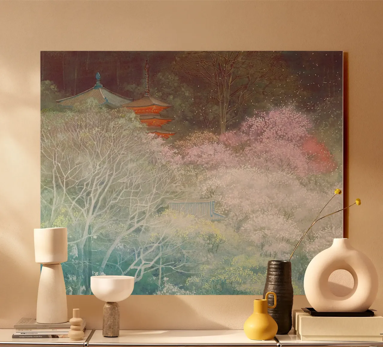 nara-yamato in spring plexiglass da Noji-Mikiko