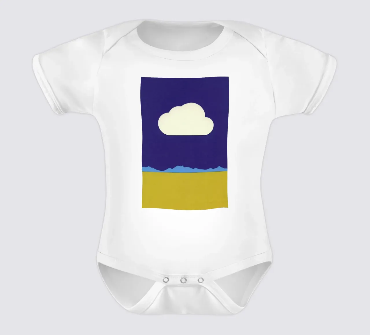 Cloud Over The Desert body neonato maniche corte da Rosi Feist