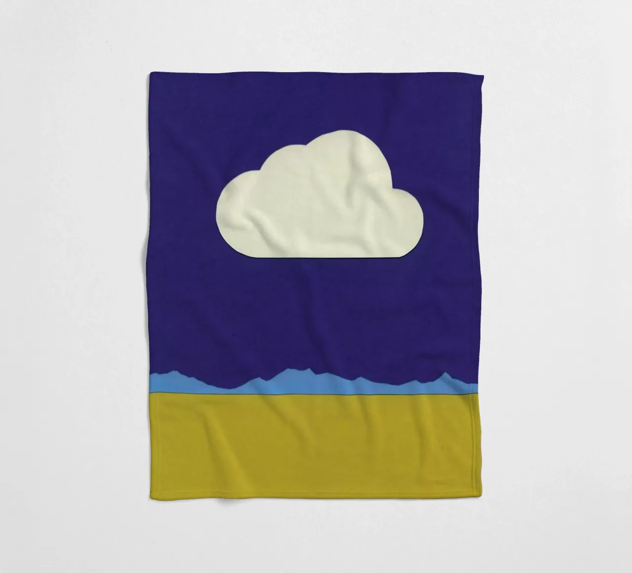 Cloud Over The Desert coperta in pile da Rosi Feist