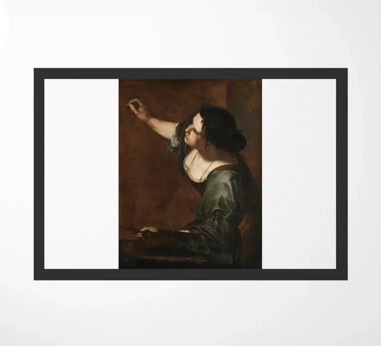 Artemisia Gentileschi, Self-portrait as the Allegory doormat by Timeless Artworks