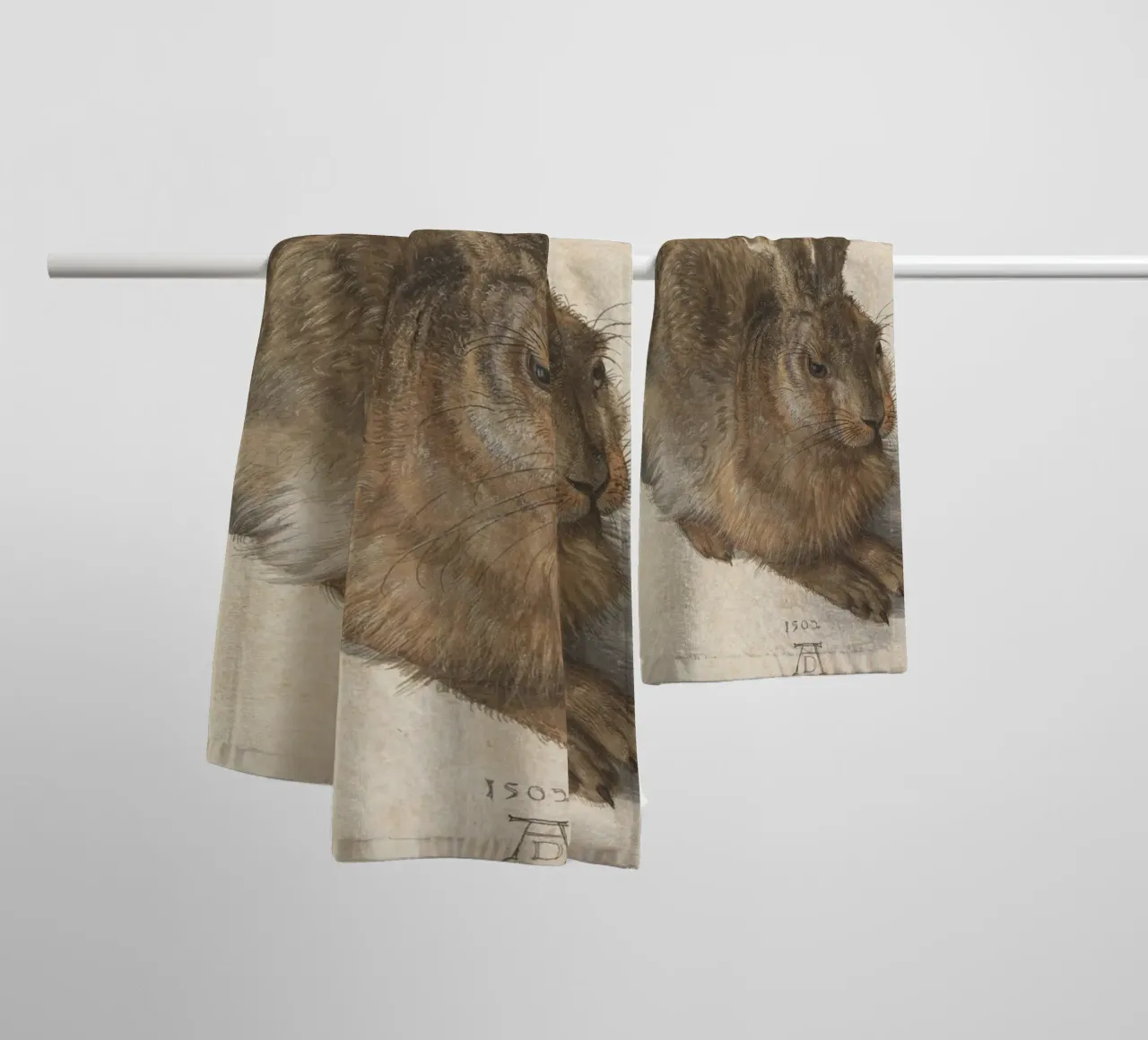 Albrecht Durer - Lepre asciugamano da bagno da Timeless Artworks