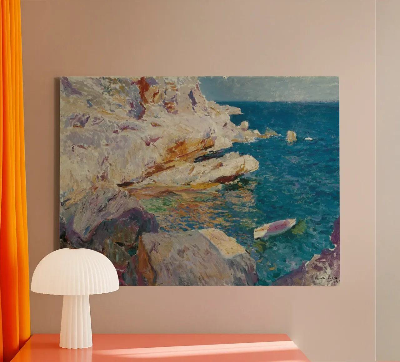 Joaquin Sorolla y Bastida, Rocce di Javea tela da Timeless Artworks