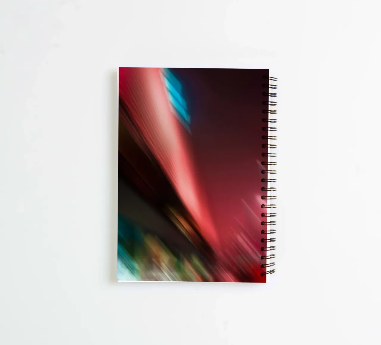 Lights Abstract spiral notebook by Flo Klein