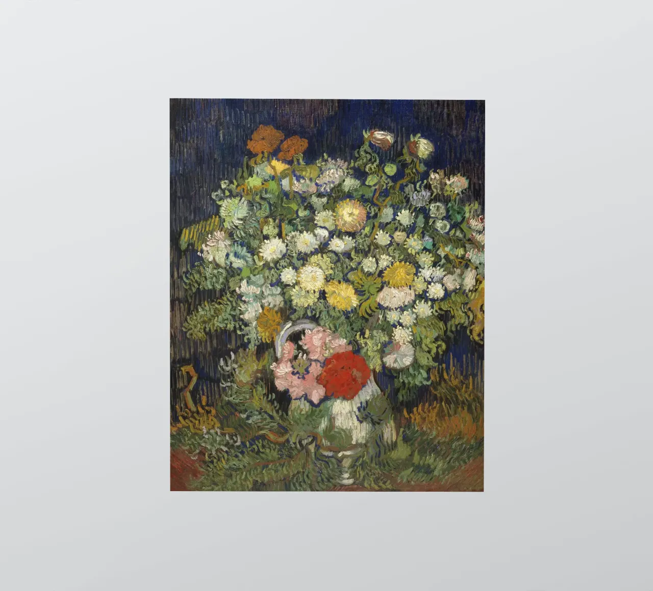 Vincent Van Gogh - Bouquet of Flowers in a Vase sticker by Timeless Artworks