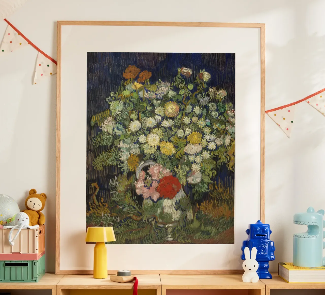 Vincent Van Gogh - Bouquet of Flowers in a Vase poster by Timeless Artworks