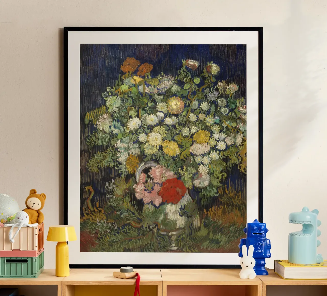Vincent Van Gogh - Bouquet of Flowers in a Vase poster by Timeless Artworks