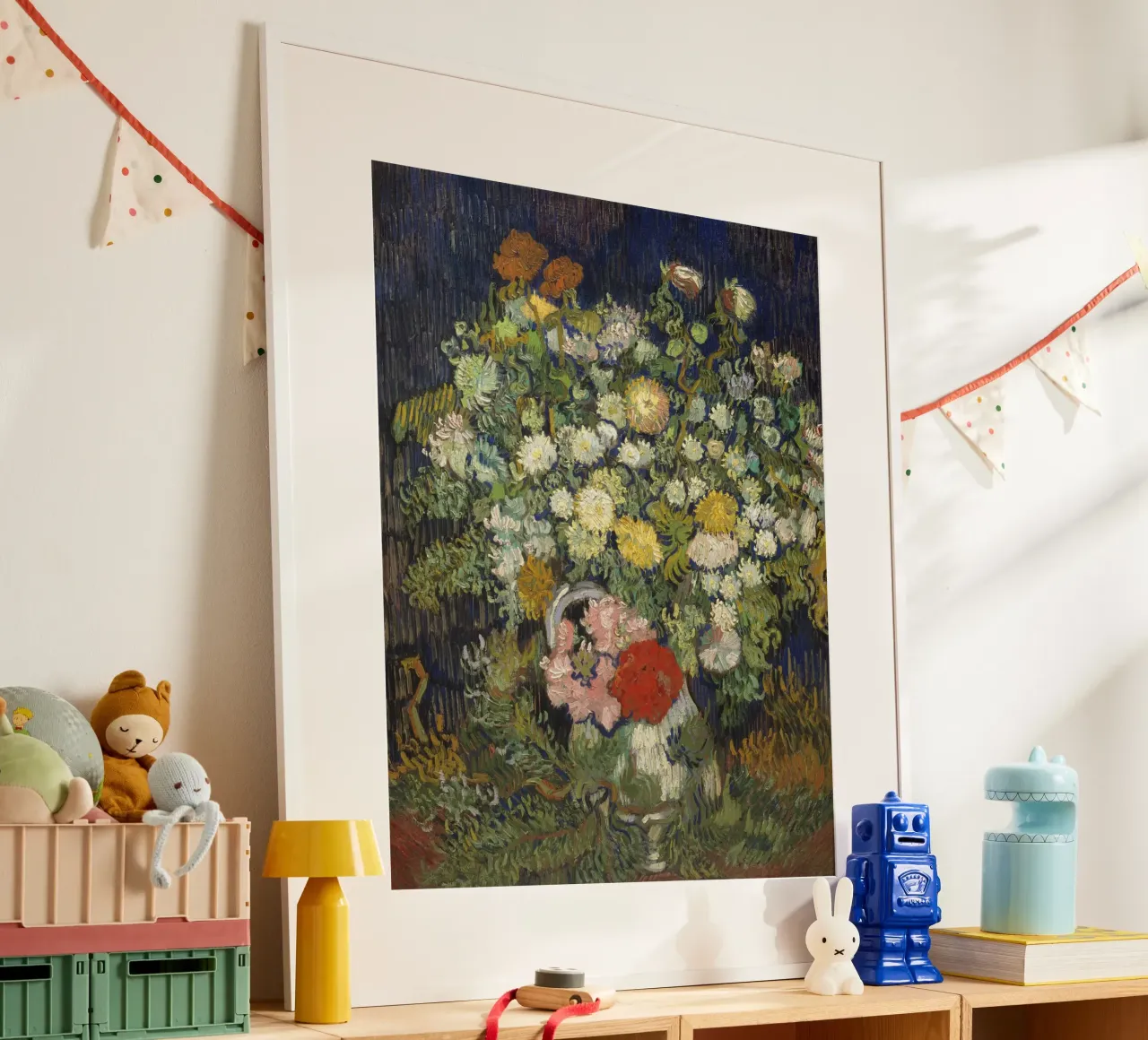 Vincent Van Gogh - Bouquet of Flowers in a Vase poster by Timeless Artworks