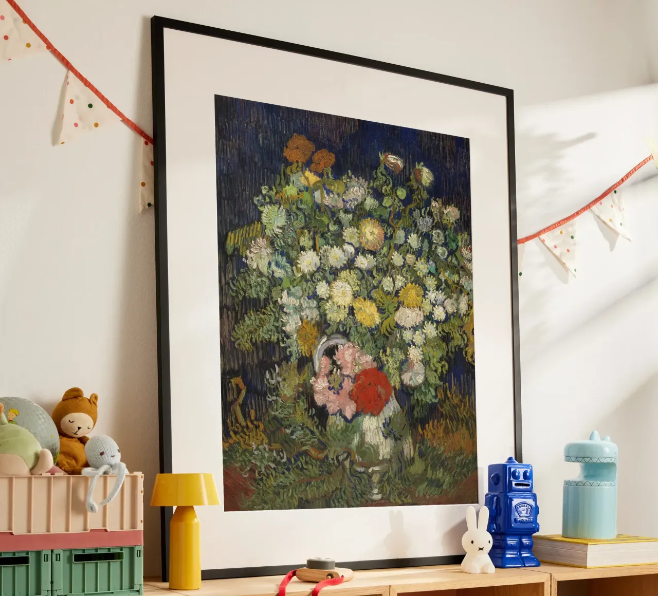 Vincent Van Gogh - Bouquet of Flowers in a Vase poster by Timeless Artworks