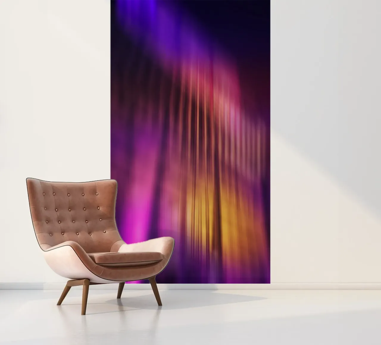 Violette fotobehang van Flo Klein