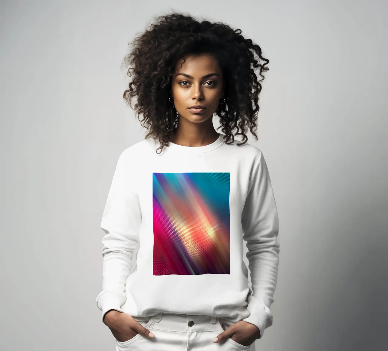 Abstract Lights felpa da Flo Klein