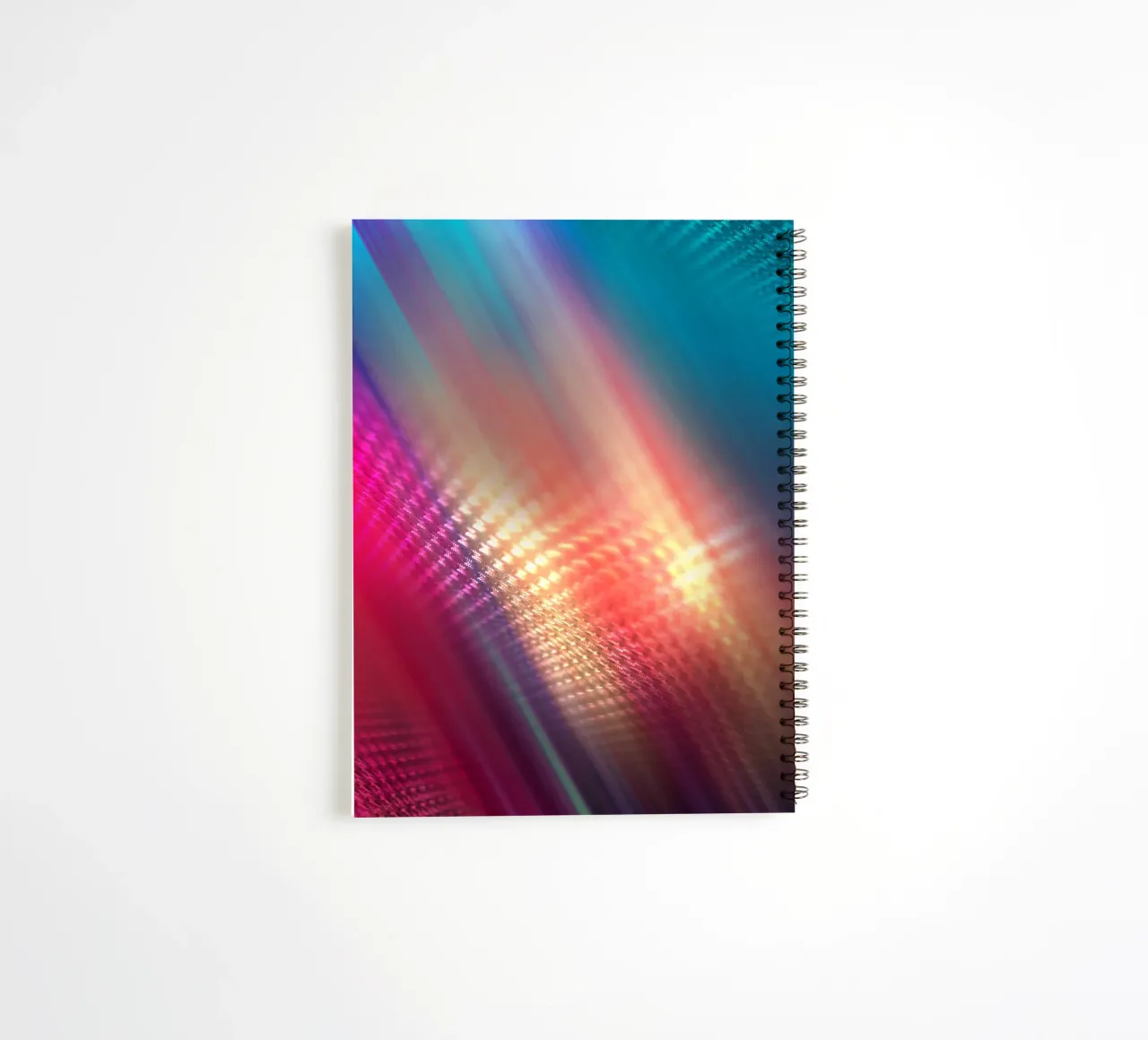 Abstract Lights spiral notebook by Flo Klein
