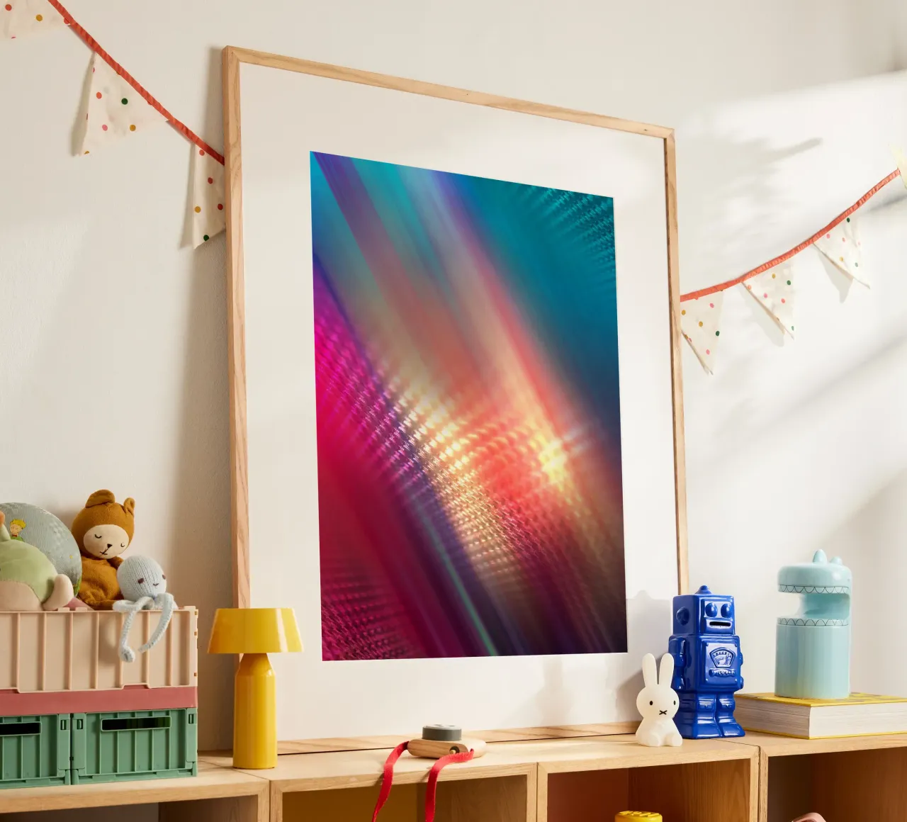 Abstract Lights poster da Flo Klein