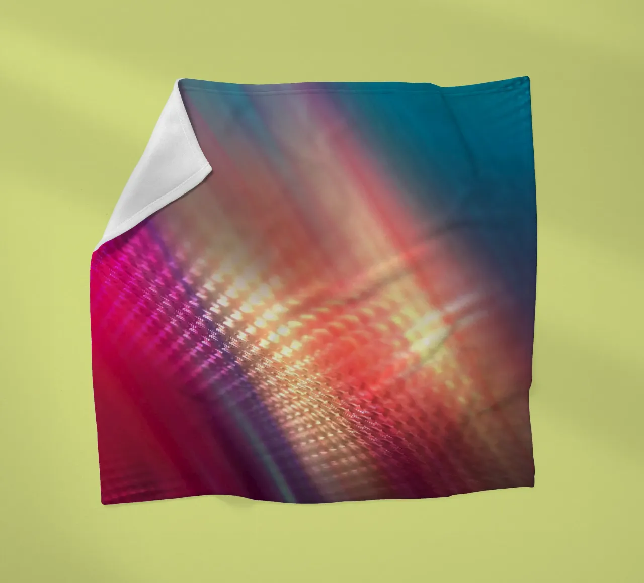 Abstract Lights coperta in pile da Flo Klein