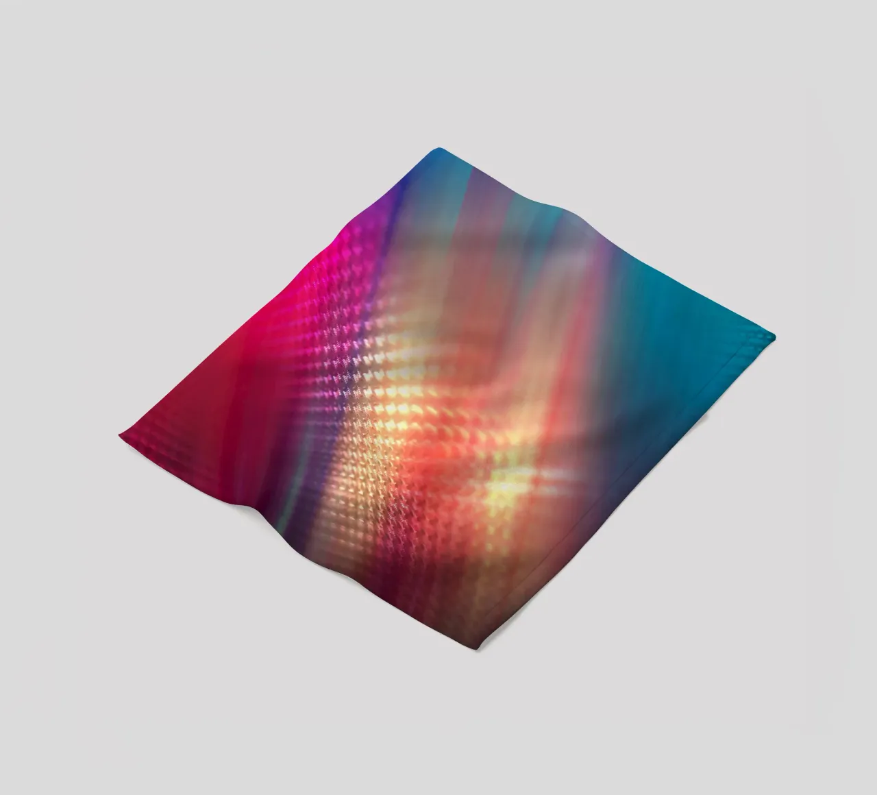 Abstract Lights coperta in pile da Flo Klein